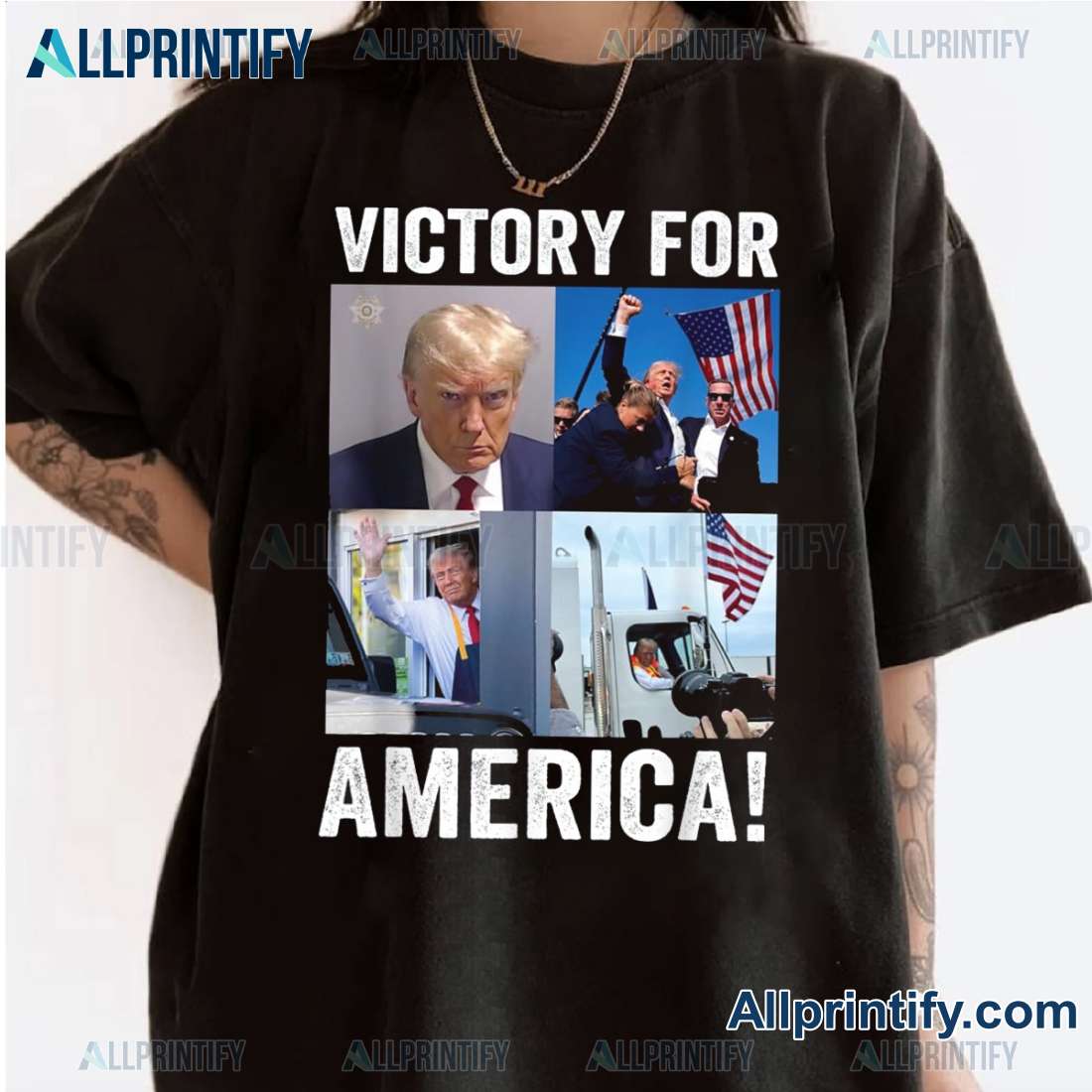 Trump Wins 2024 Victory For America Graphic Unisex T-shirt, Hoodie-a 9Be1SP4