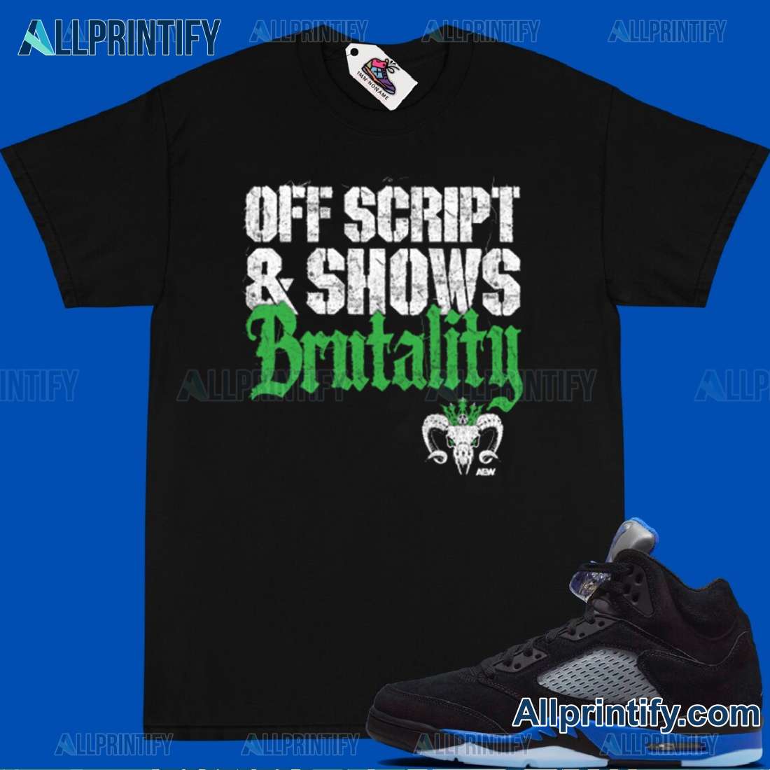 Will Ospreay Off Script & Shows Brutality Unisex T-shirt 8phPAej