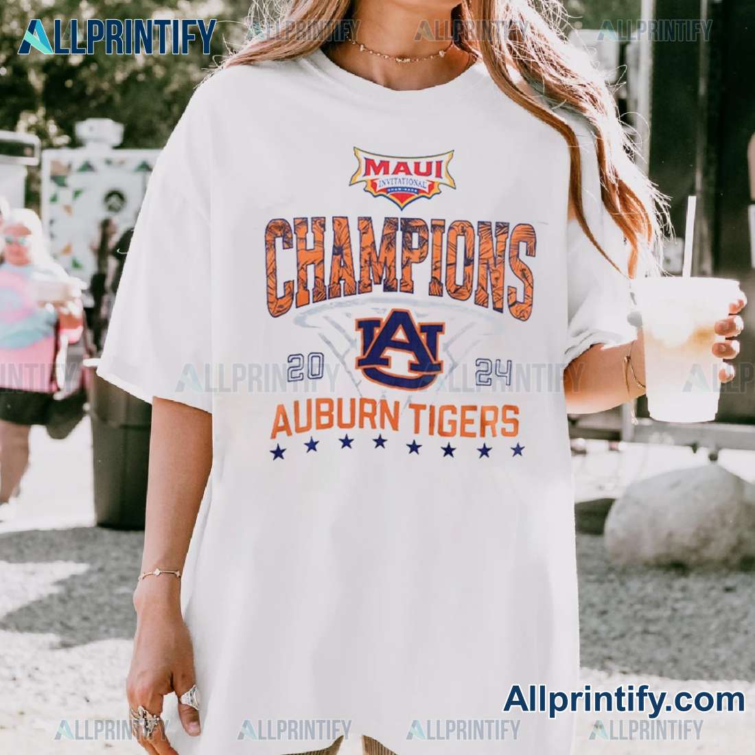 Auburn Tigers Maui Invitational Champions 2024 Unisex T-shirt, Hoodie cYTWh3g