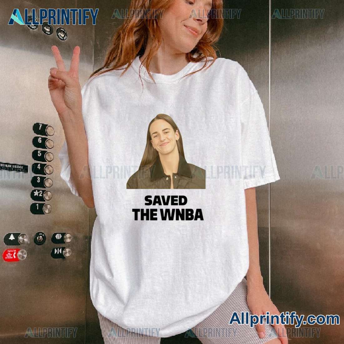 Caitlin Clark Save The Wnba Gift For Fan Unisex T-shirt z9At4nl