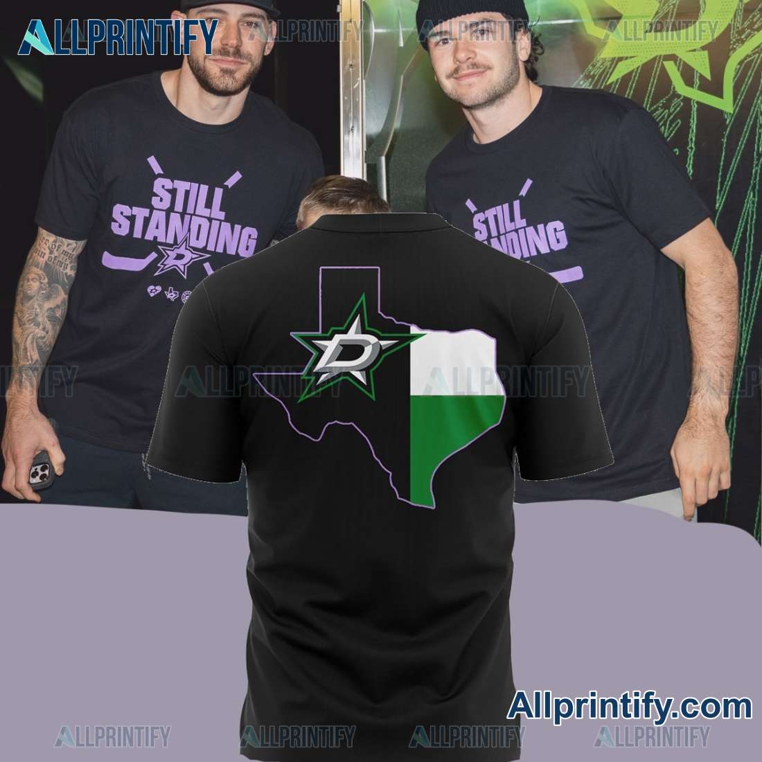 Dallas Stars Still Standing 2024 Classic Men Shirt ONQvZEs