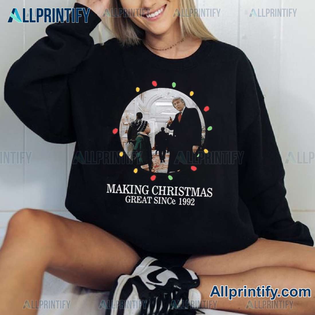 Donald Trump Making Christmas Great Since 1992 Unisex T-shirt, Hoodie 9Q2AhP4