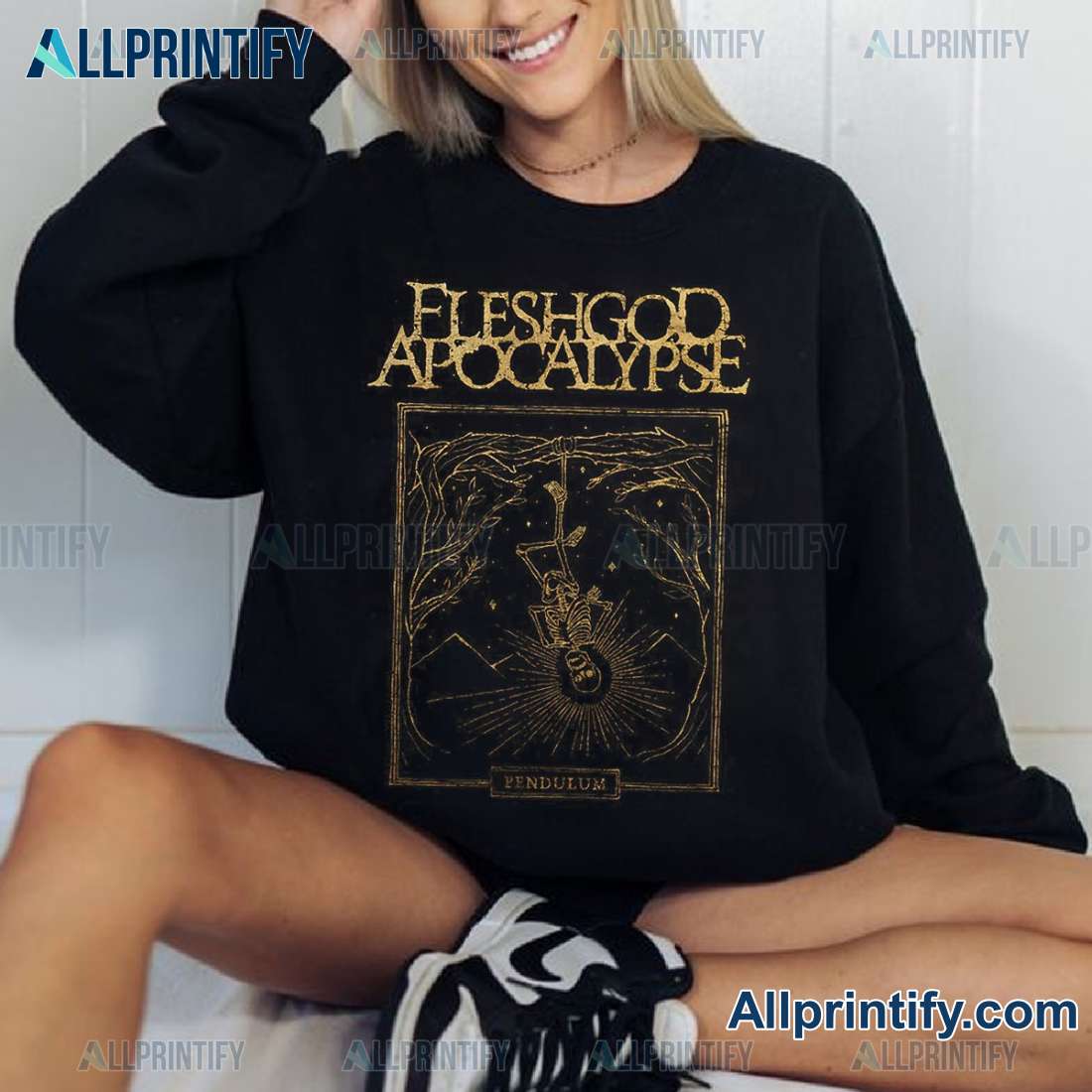 Fleshgod Apocalypse Straight To Fuking Hell Unisex T-shirt FugbdWm