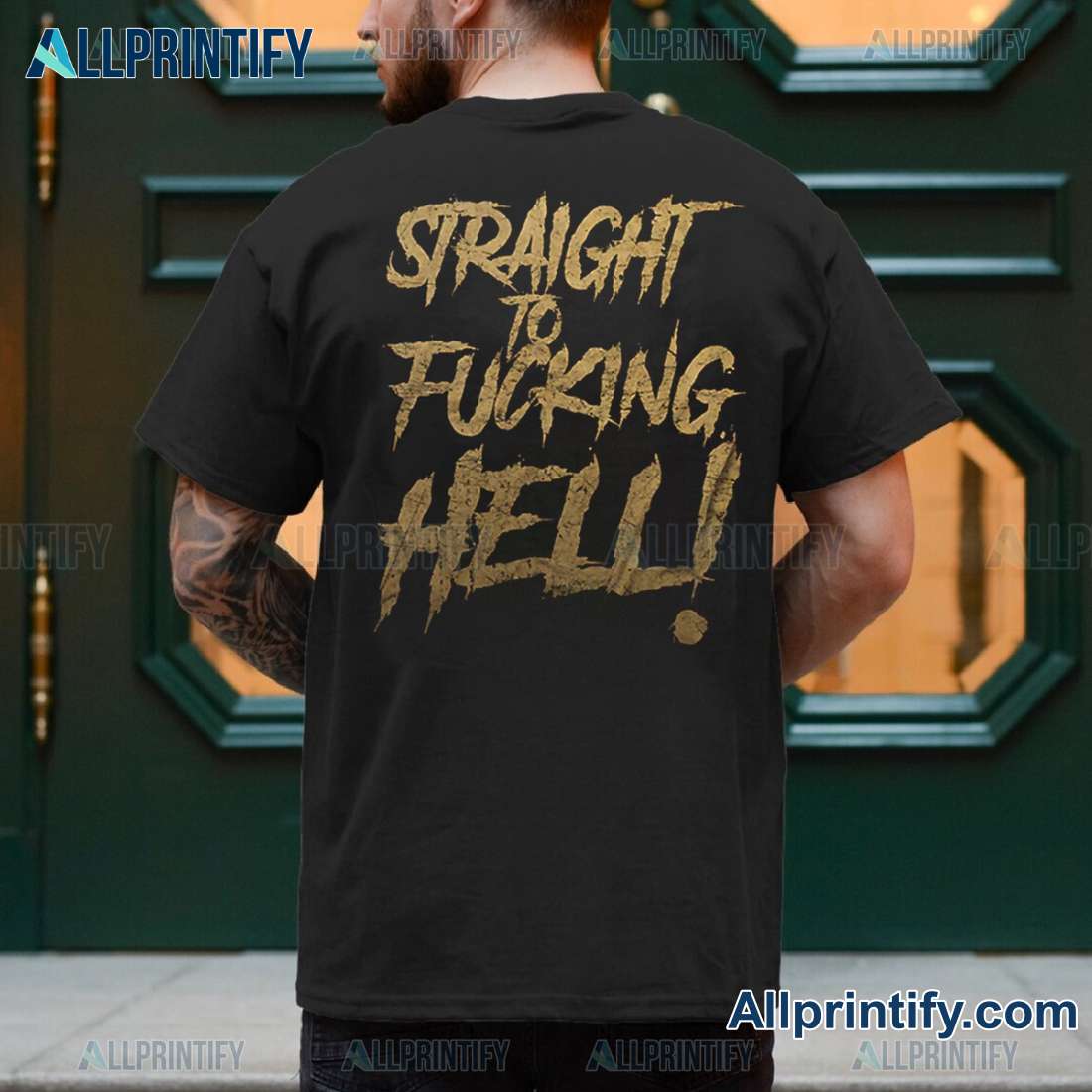 Fleshgod Apocalypse Straight To Fuking Hell Unisex T-shirt-a 4kBUbPJ