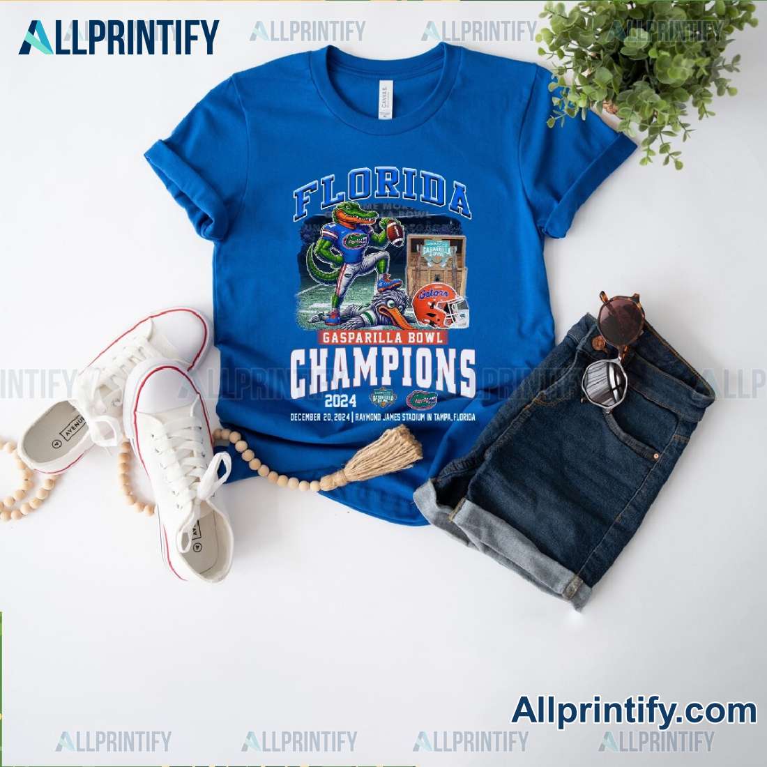 Florida Gators Gasparilla Bowl Champions 2024 Graphic Classic Men Shirt-a Py5RJow