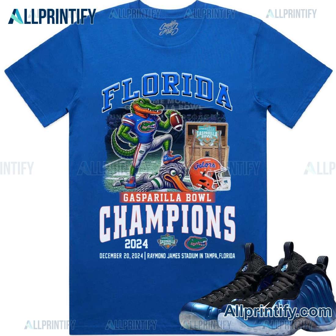 Florida Gators Gasparilla Bowl Champions 2024 Graphic Classic Men Shirt QqblPwW