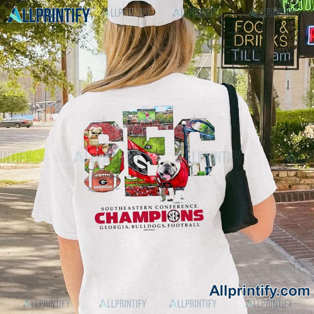 Georgia Bulldogs 2024 Sec Football Conference Champions Score Unisex T-shirt-a nOBxce4