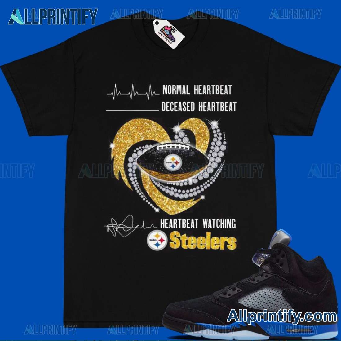 Heartbeat Watching Pittsburgh Steelers 2025 Unisex T-shirt bCainsO