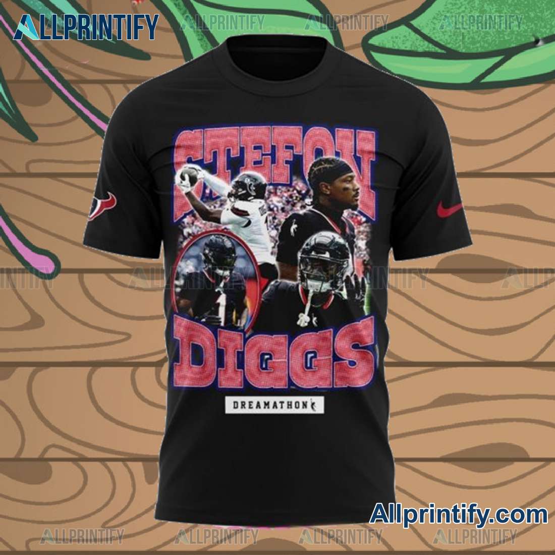 Houston Texans X Stefon Diggs Dreamathon Unisex T-shirt cnE9KOs