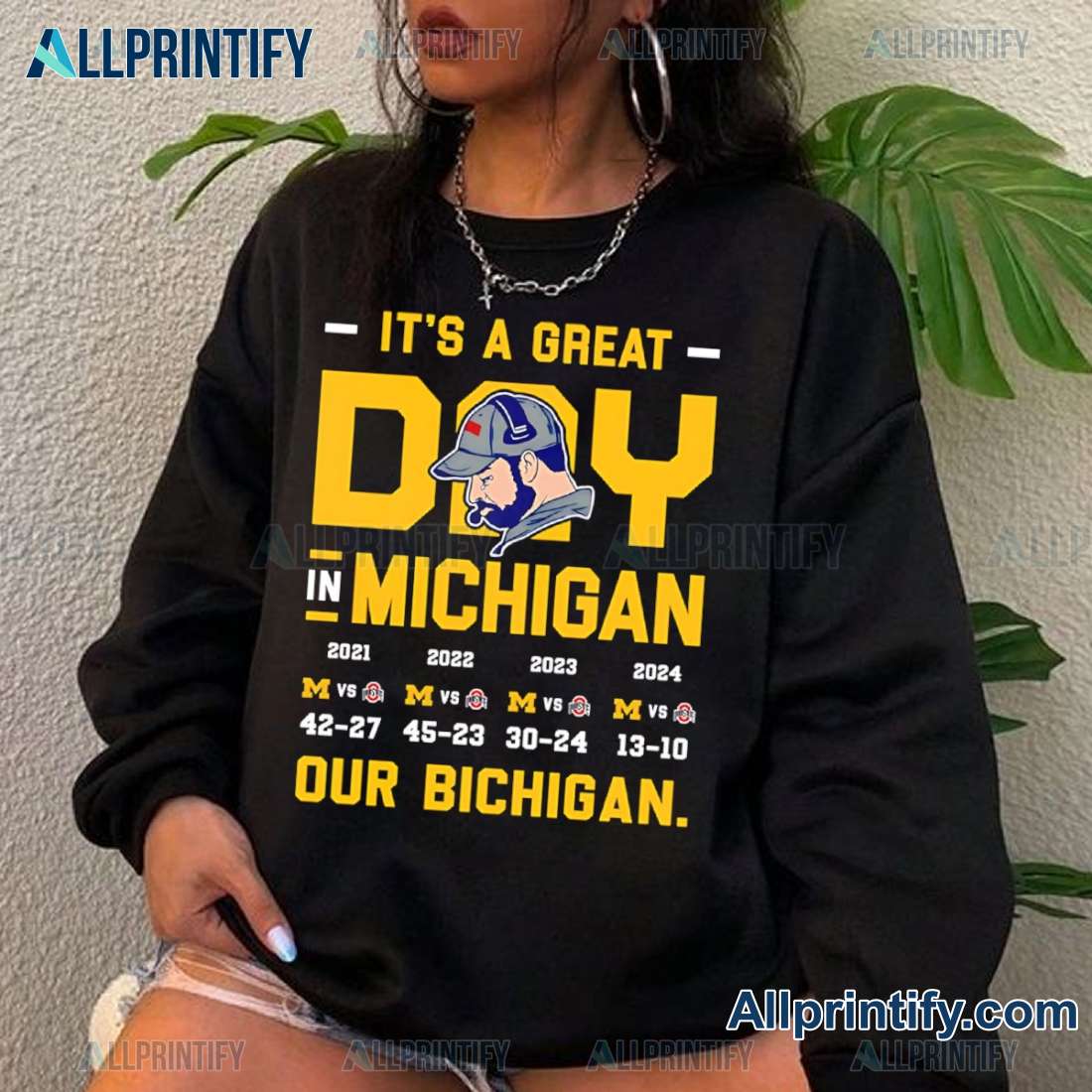 Its A Great Day In Michigan Our Bichigan Unisex T-shirt, Hoodie 0gNkMfP