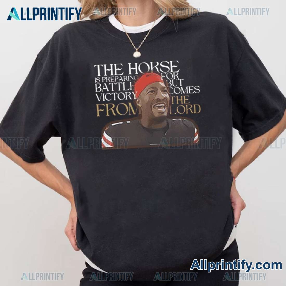 Jameis Winston Cleveland Browns The Horse Is Preparing For Battle Classic Men Shirt-a tl4RGz9