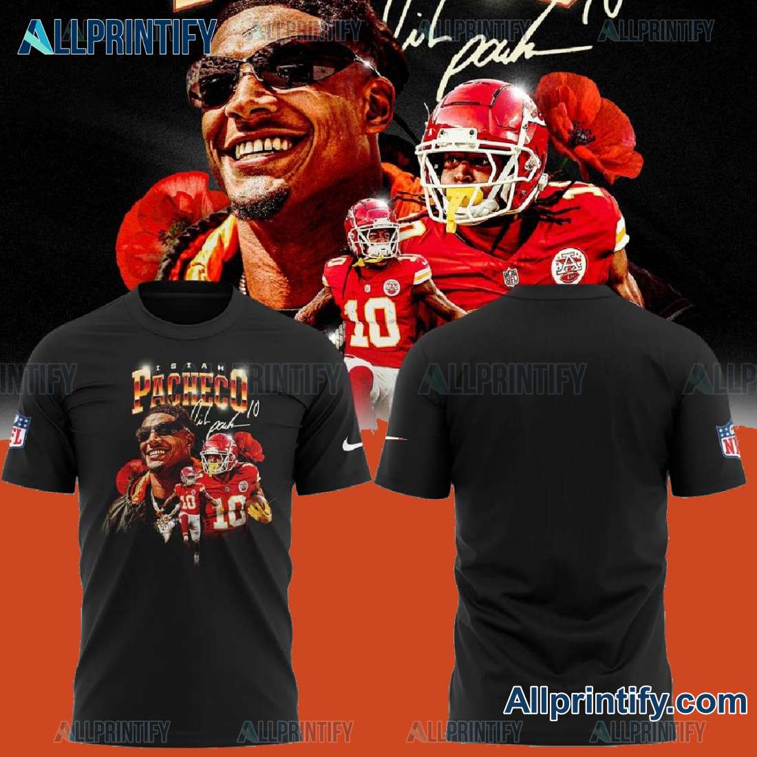 Kansas City Chiefs Isaiah Pacheco Edition Unisex T-shirt wnSgNrG