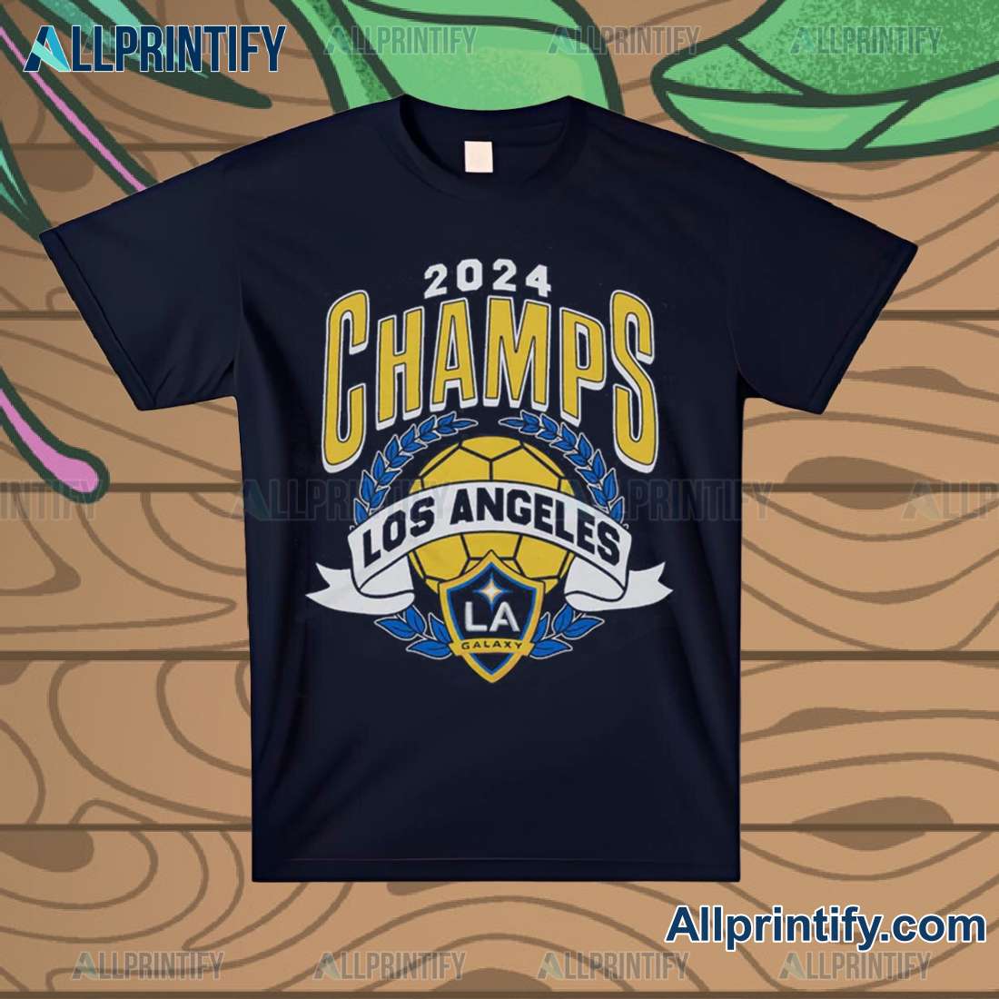 LA Galaxy MLS Cup Champions 2024 Unisex T-shirt eruz50m