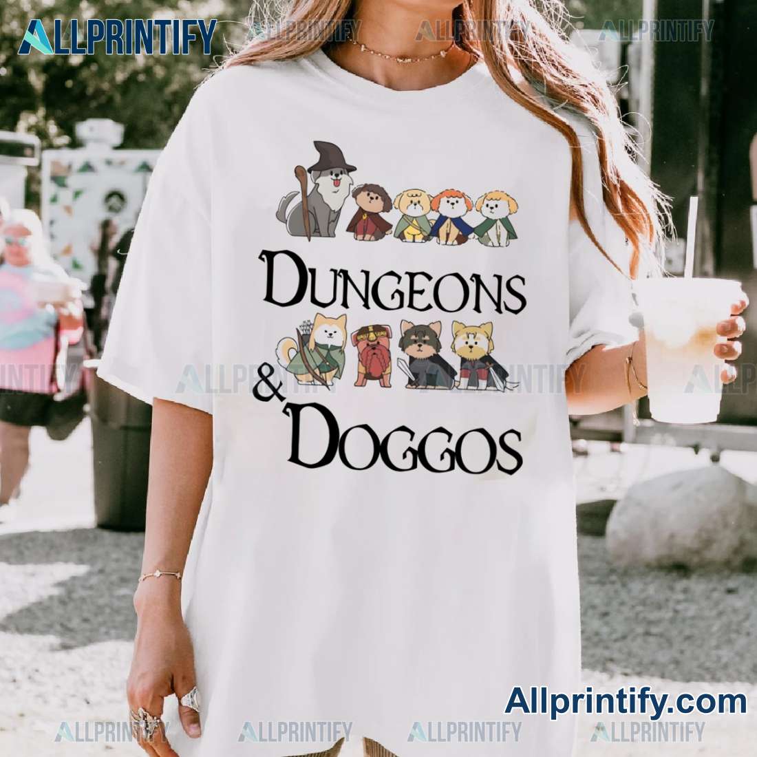 LOTR Dog Lover Dungeons And Dragons Unisex Sweatshirt-a miYBolw