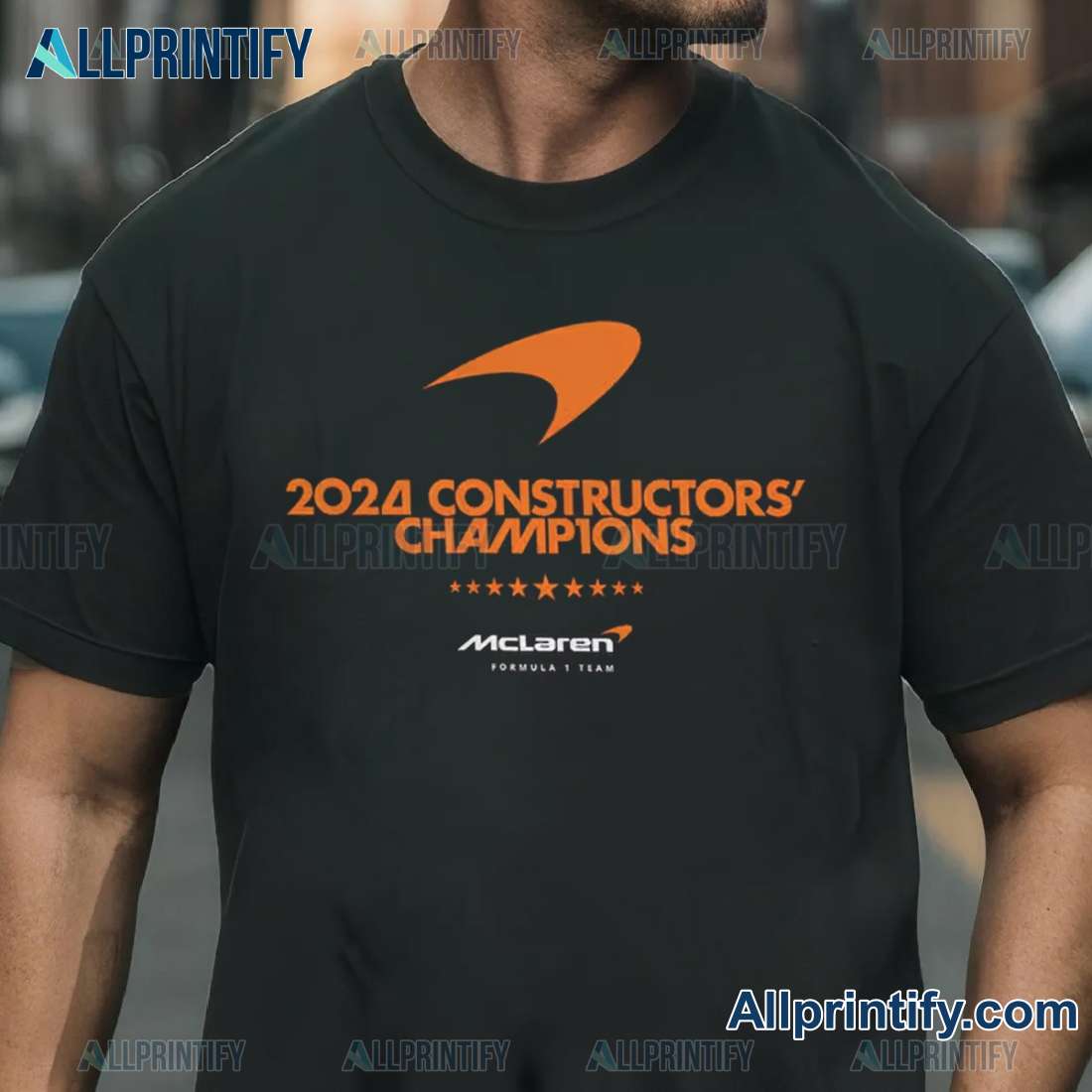 Mclaren Formula 1 Team 2024 Constructors' Cup Champion Unisex T-shirt-a F7EISaA