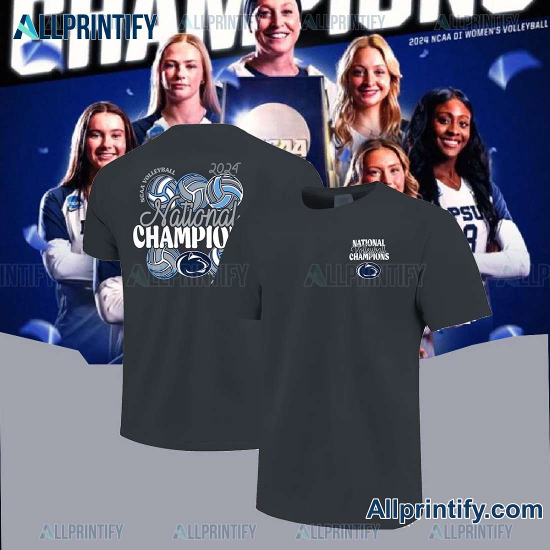 Penn State Nittany Lions National Champions 2024 Unisex T-shirt, Hoodie CZRt1bh