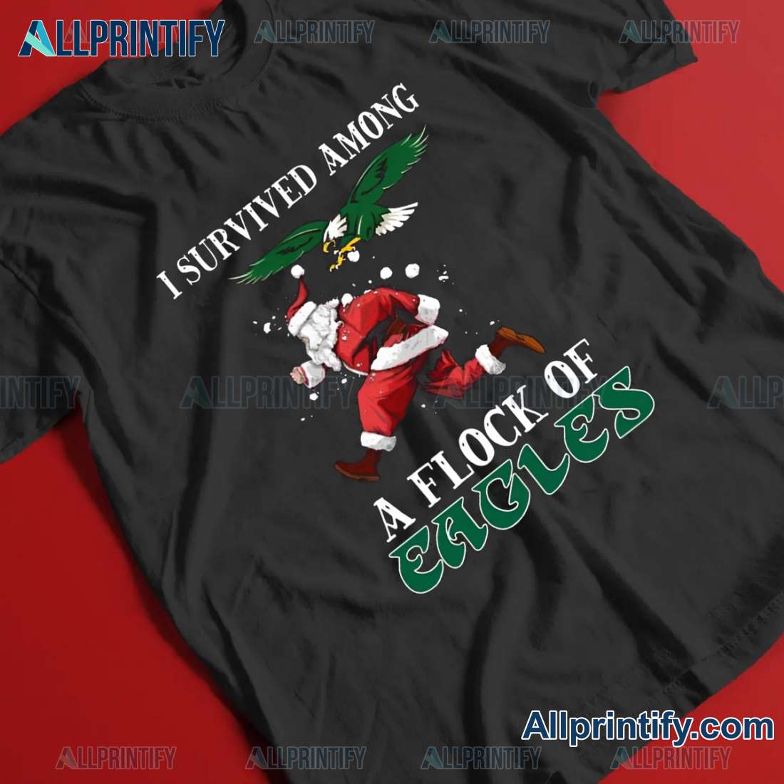 Philadelphia Eagles I Survived Among A Flock Of Eagles Classic T-shirt-a Cp84WQJ