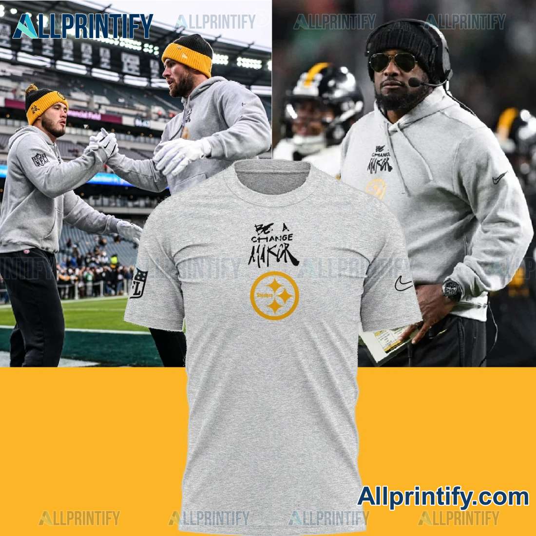 Pittsburgh Steelers Be A Change Maker Equity Justice Freedom Opportunity Classic Men Shirt qLb7m4K