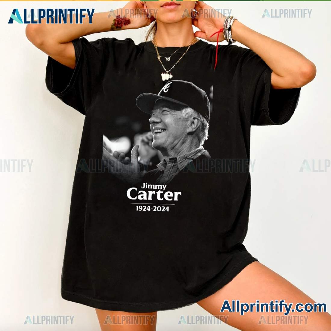 Rip Jimmy Carter 39th Us President 1924-2024 Unisex T-shirt o9UzFrS