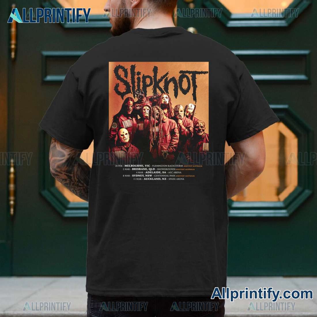 Slipknot Australian 2025 Headlining Shows Unisex T-shirt t7rMVZ6