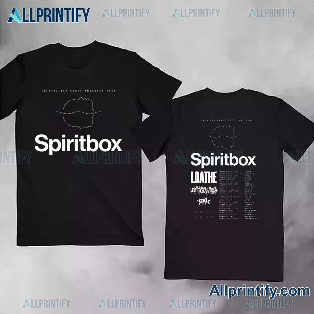 Spirit Box The Tsunami Sea North American Tour 2025 Unisex T-shirt CBWgnoa