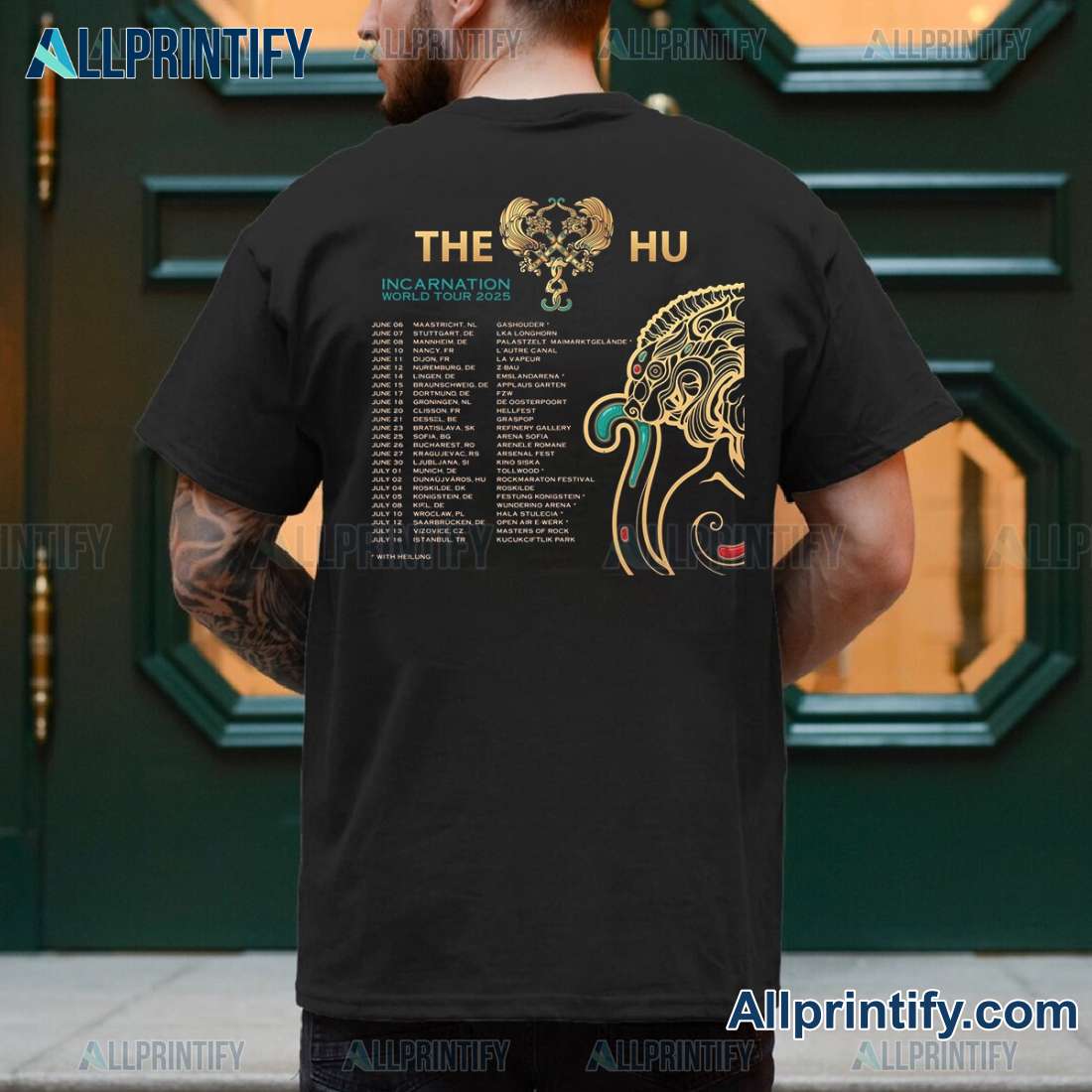 The Hu Band Incarnation World Tour 2025 Unisex T-shirt 04sxIH3