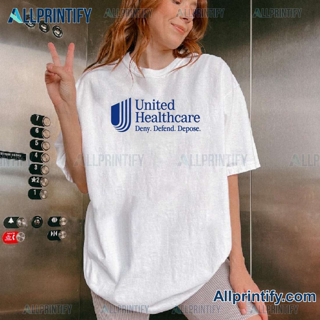 Unitedhealthcare Deny Defend Depose Unisex T-shirt EgQwWZj