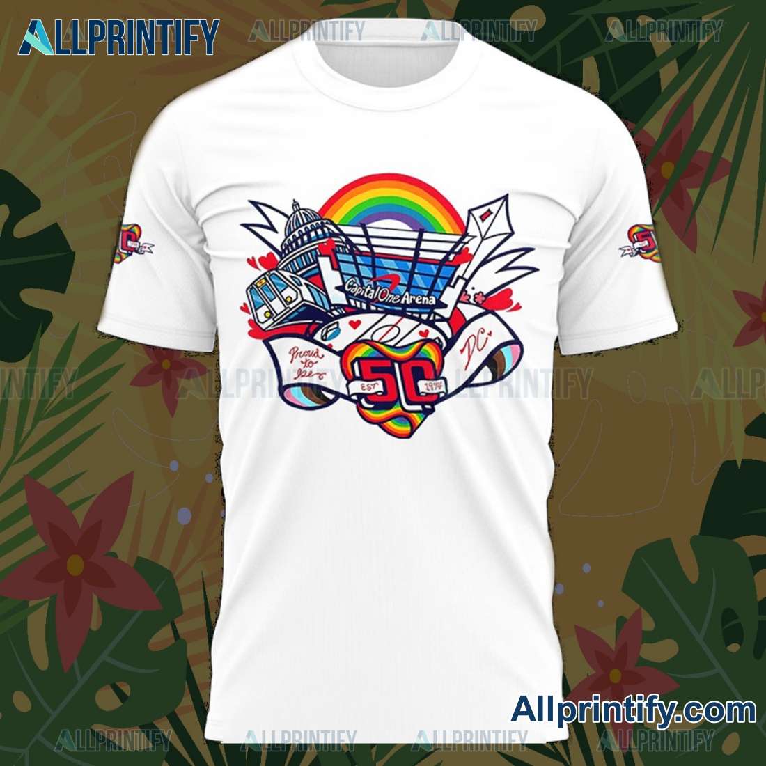 Washington Capitals Pride Night 2025 Unisex T-shirt bA3xzMi