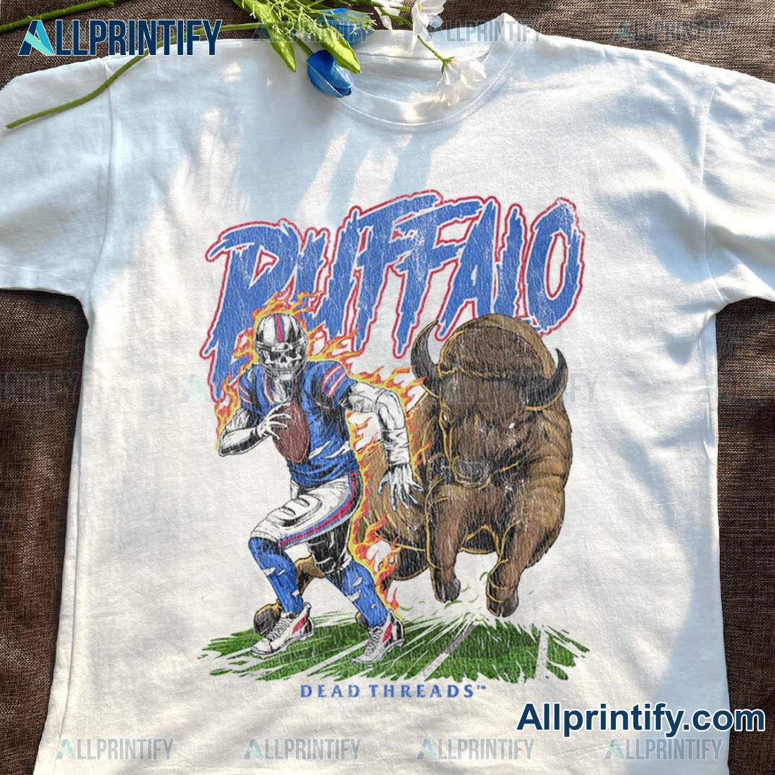 Buffalo Bulls Dead Threads Graphic Unisex T-shirt X42daig