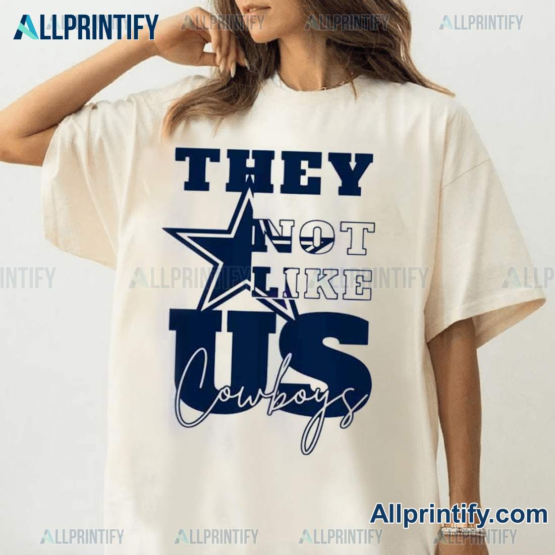 Dallas Cowboys They Not Like Us Unisex T-shirt 93FItl8