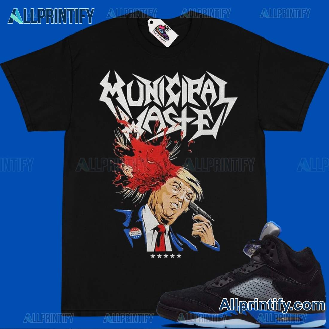 Donald Trump Municipal Waste Walls Of Death Unisex T-shirt NthZMLl