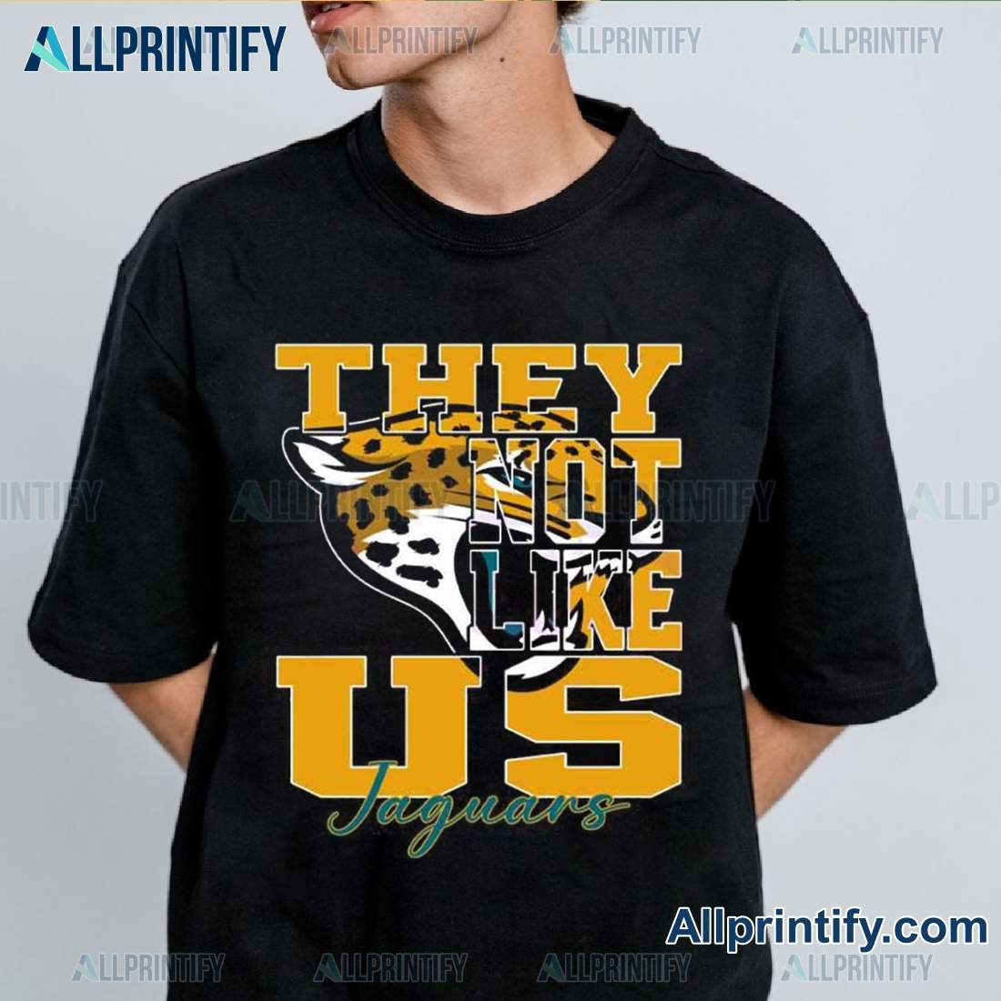 Jacksonville Jaguars They Not Like Us Unisex T-shirt EKr8Zc1