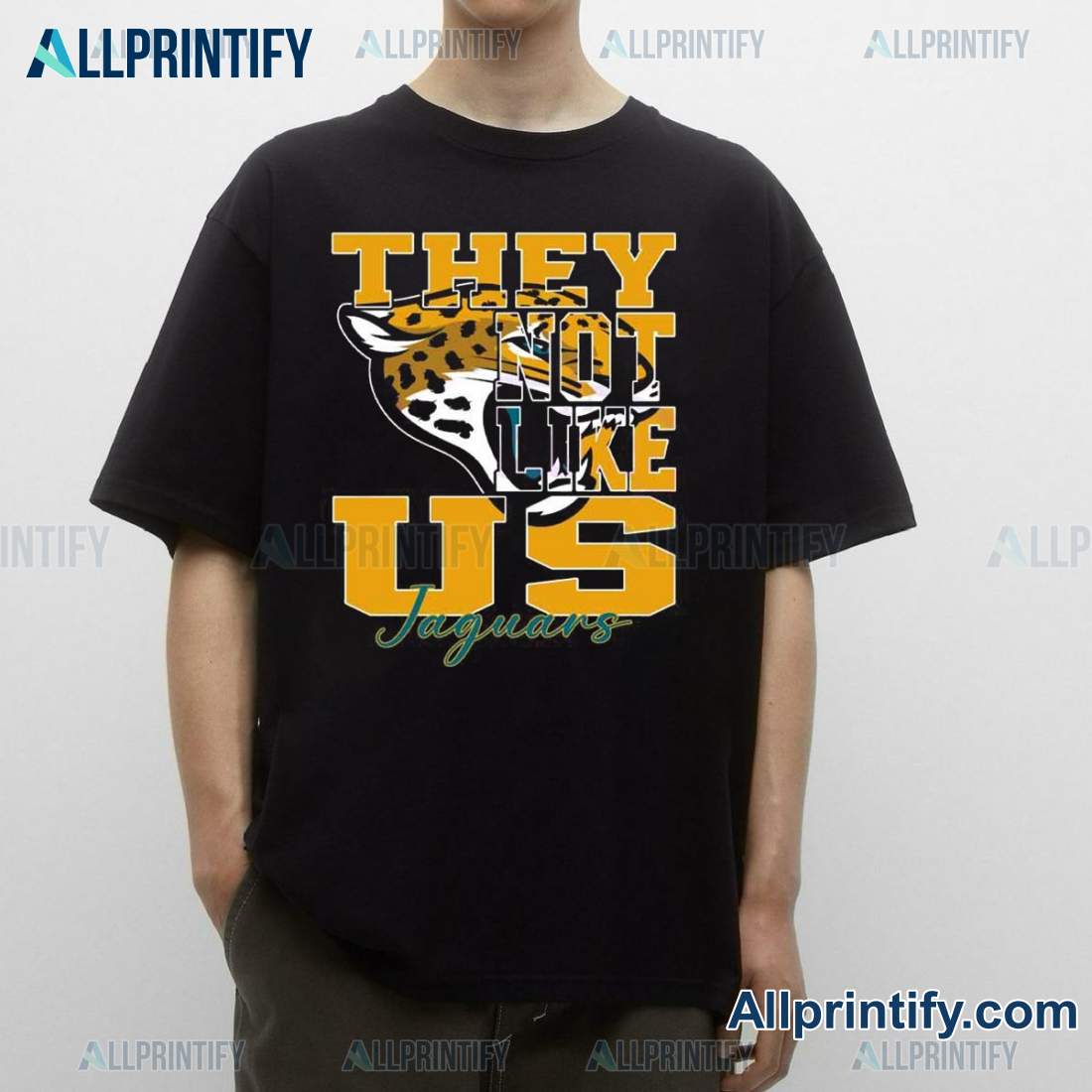 Jacksonville Jaguars They Not Like Us Unisex T-shirt-a 2AbiTLG