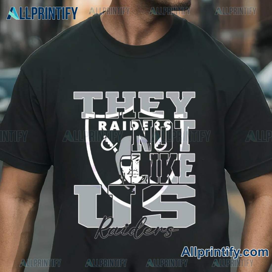 Las Vegas Raiders They Not Like Us Unisex T-shirt-a PYvSEp0