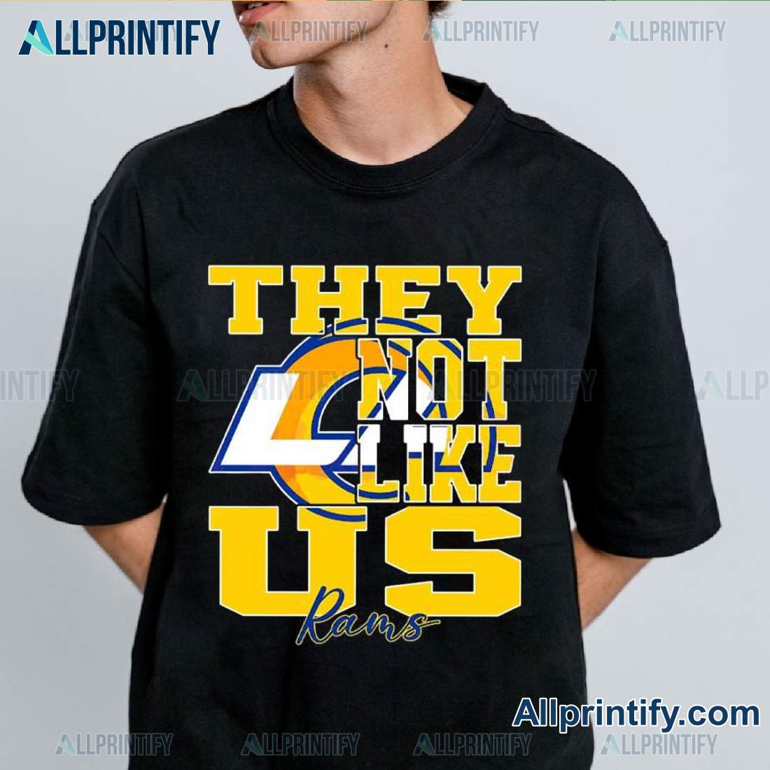 Los Angeles Rams They Not Like Us Unisex T-shirt bwHuTxB