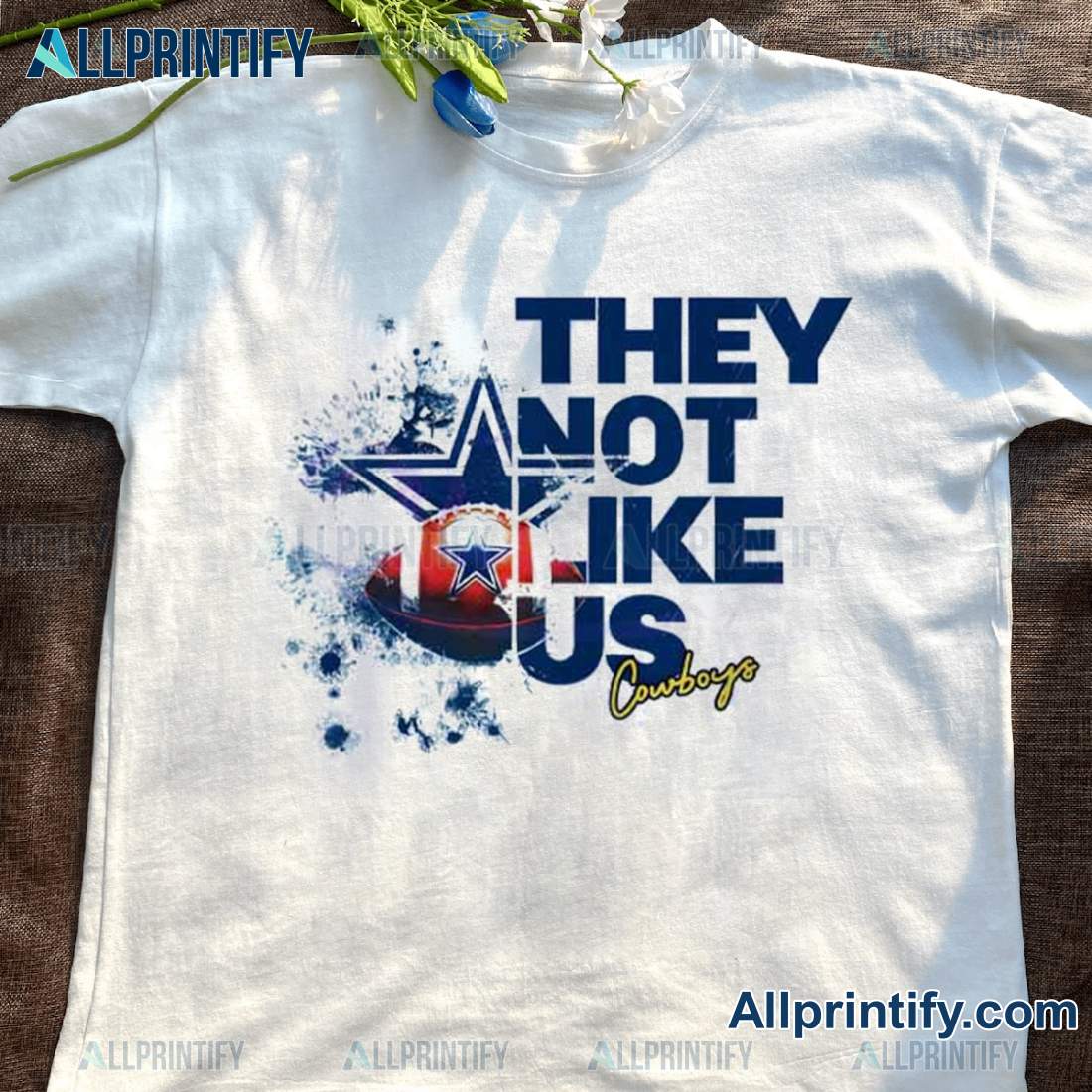 They Not Like Us Cowboys 2025 NFL Unisex T-shirt xnGsrZQ