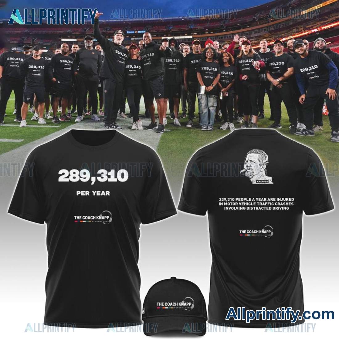 Washington Commanders x The Coach Knapp Memorial Fund Unisex T-shirt 01XFLdS