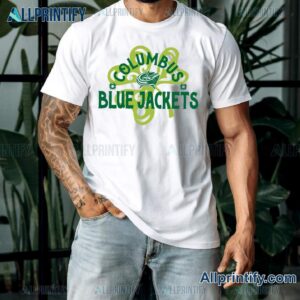 Columbus Blue Jackets Levelwear St. Patrick's Day T-shirt-a YoqDQLv