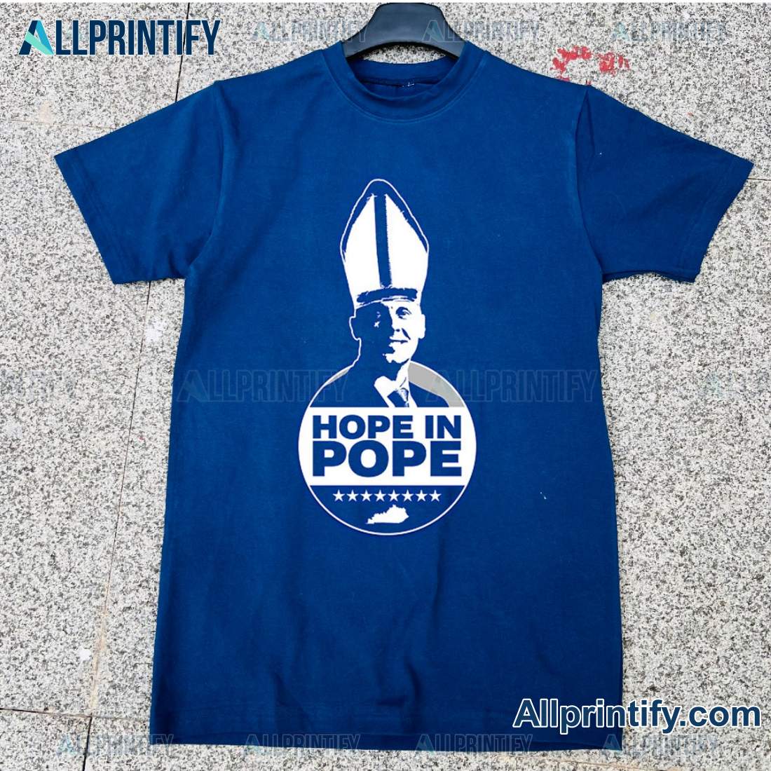 Kentucky Wildcats Basketball Hope In Pope Unisex T-shirt ebcAG9t