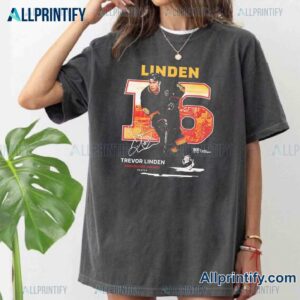 Trevor Linden Vancouver Hockey Throwback Unisex T-shirt-b zJTrey9