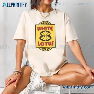 White Motel Lotus Unisex T-shirt-a TbsDuti