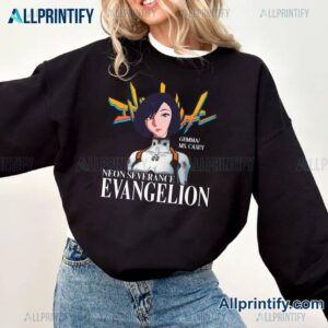 Gemma Ms. Casey Neon Severance Evangelion Unisex T-shirt-a MHh5AUQ