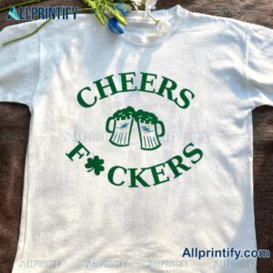 Miami Dolphins 2025 St Patricks Day Cheers Fckers T-shirt RmFIY4x