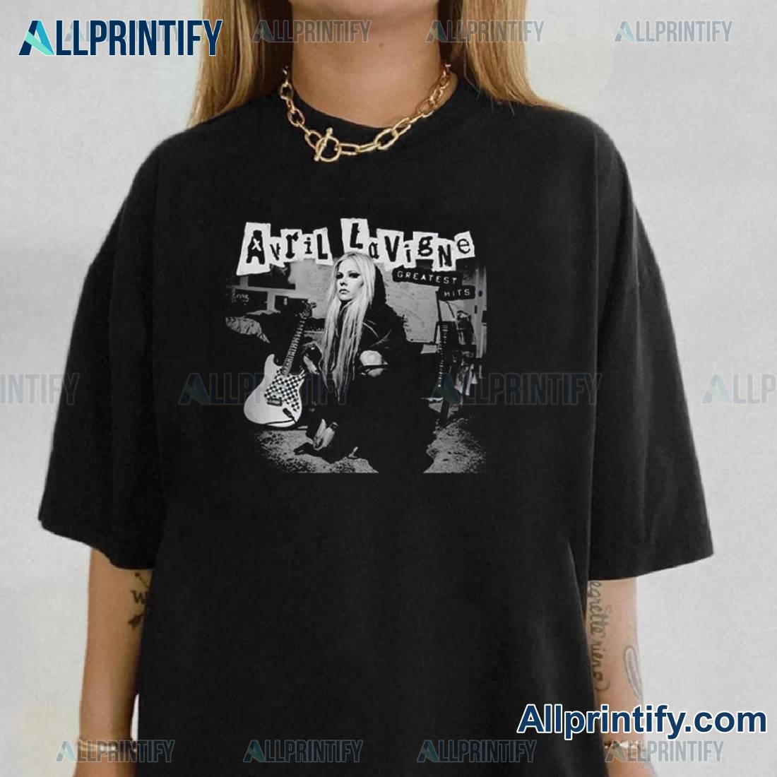 Avril Lavigne Greatest Hits Tour 2025 Date Back Unisex Tee-a cHodGzT