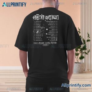 Avril Lavigne Greatest Hits Tour 2025 Date Back Unisex Tee-c OZars64