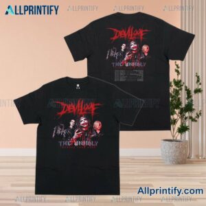 Deviloof Europe Tour 2025 T-shirt q6Oviza