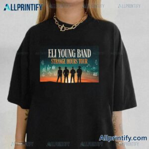 Eli Young Band Strange Hours Tour 2025 T-shirt-a 679AeNK