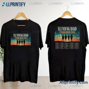 Eli Young Band Strange Hours Tour 2025 T-shirt iWvjMN6
