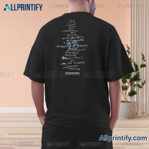 Eminem 25 Years Of The Marshall Mathers Lp Anniversary Tracklist T-shirt-b lvyQWde