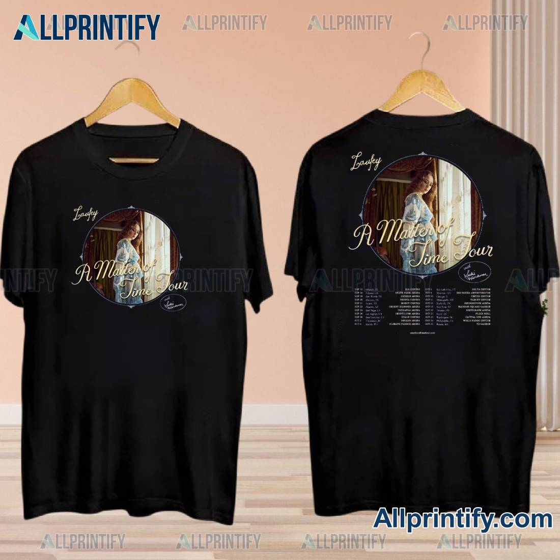 Laufey A Matter Of Time Tour 2025 T-shirt-a FlAg4YP